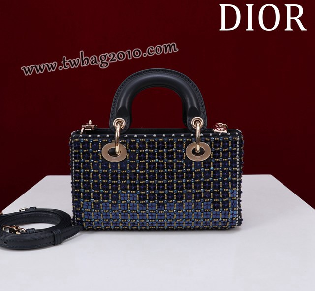 Dior专柜新款迪奥顶级原单超迷你刺绣珠片lady d-joy-micro djfk1055